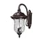 Z-Lite Armstrong Outdoor Wall Light, Bronze & Clear Waterglass 534B-RBRZ - alternate 1